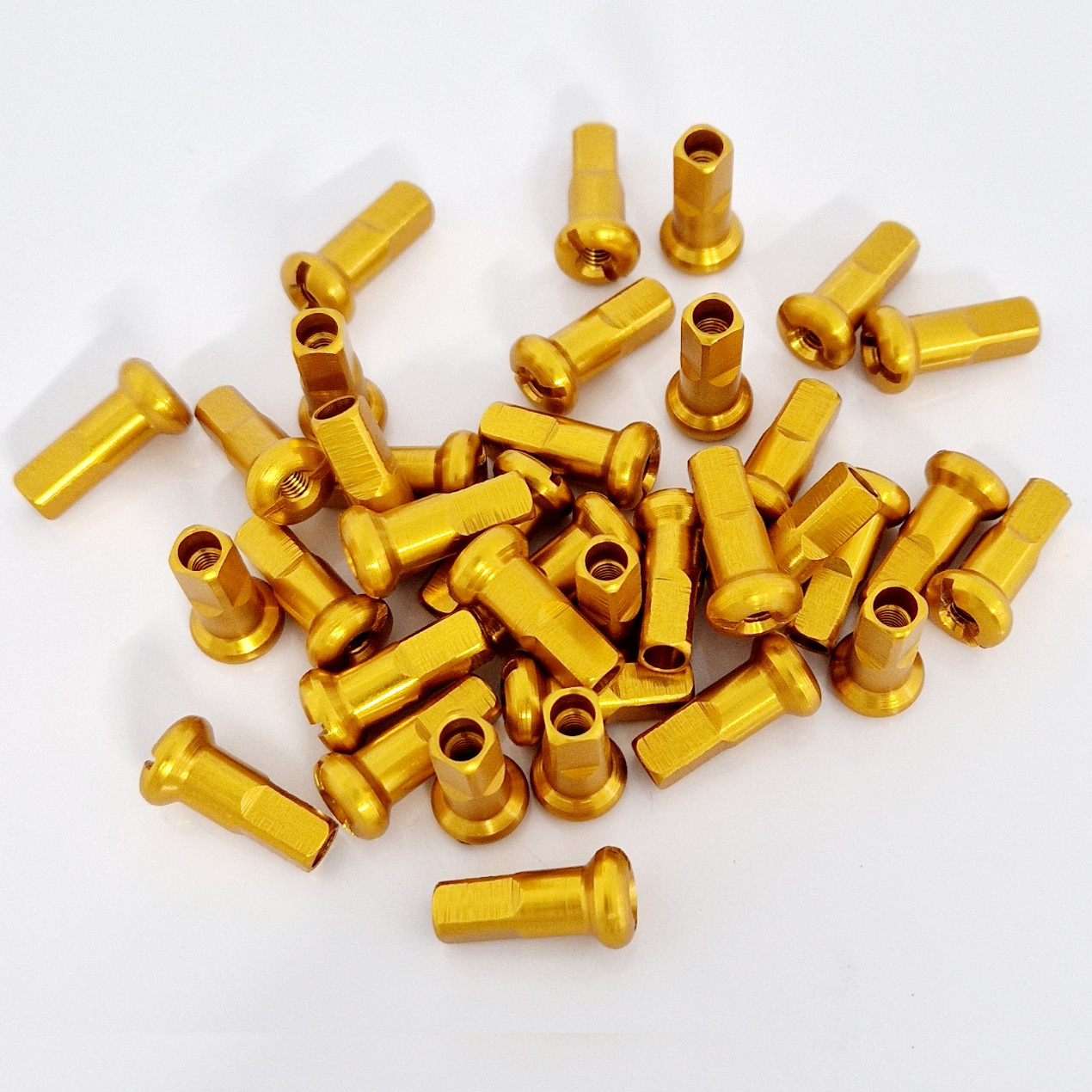 Lot De 9 Écrous De Rayons Anciens – Automoto – 23x4 Mm – Pour Pièces