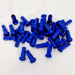 Pack écrous rayons (pack x36) - Bleu