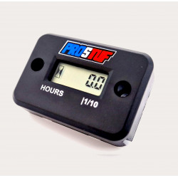 Hour Meter With Wire - Black