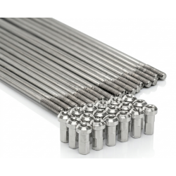 OEM Spokes + Nipples Pack - Front wheel 21" - Kawasaki 125/250/500 KX 85-87 (pack x36)