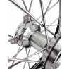 Paire de roues MX PROSTUF 65cc - KTM / GASGAS / HVA - 25-27 - Moyeux Titanium & Jante noires 14/12
