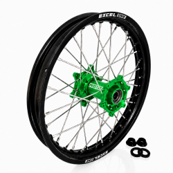 Roue Arrière MX FUSION - Excel ONE - Kawasaki 125-250 KX 90-02 + 500 KX 90-04 - Personnalisable