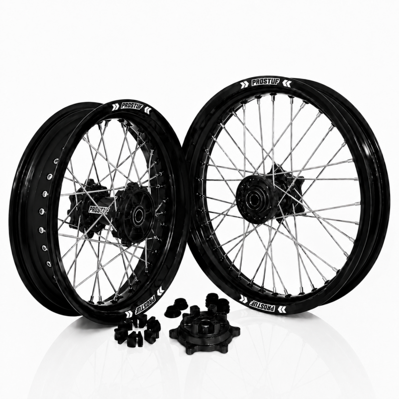 PROSTUF Supermoto Wheelset Rear Wheel with Cush Drive - Triumph TF 250/450 C-E-X-RC - Customizable