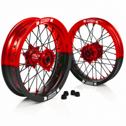 Paire de roues Supermotard PROSTUF - Honda 250CRF 14-25 + 450CRF 13-25 - Personnalisable