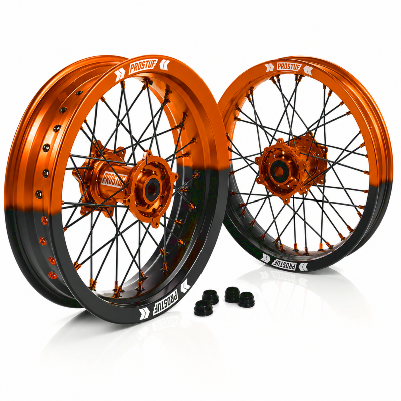 Paire de roues Supermotard PROSTUF - KTM - Personnalisable