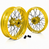 Paire de roues Supermotard PROSTUF - Kawasaki 125-250 KX 93-03 + 500 KX 94-04 - Personnalisable
