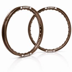 Jante avant + arrière PROSTUF - 21 x 1.60 - 19 x 2.15 - Bronze