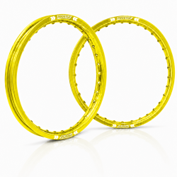PROSTUF front rim + rear rim - 21 x 1.60 - 19 x 2.15 - Yellow