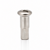 PROSTUF Brass Nipple - unit - 3.2 mm / 10G - Silver