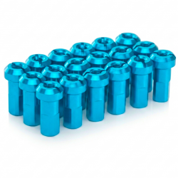 PROSTUF Aluminum Nipples pack 3.5 mm / 9G (pack x32) - Aqua