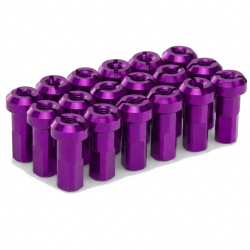 PROSTUF Aluminum Nipples pack 3.5 mm / 9G (pack x32) - Purple