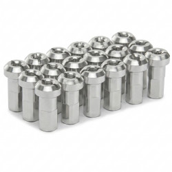 Pack écrous Rayons PROSTUF - Laiton 4 mm / 8G (pack x36) - Gris