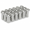 Pack écrous Rayons PROSTUF - Laiton - 3.5 mm / 9G (pack x32) - Gris