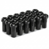 Pack écrous Rayons PROSTUF - Aluminium - 3.5 mm / 9G (pack x32) - Noir