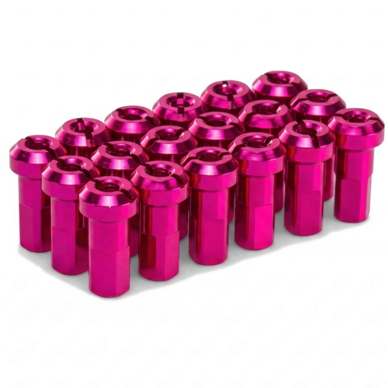 Pack écrous Rayons PROSTUF - Aluminium 4 mm / 8G (pack x36) - Rose