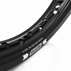PROSTUF front / PROSTUF rear rim - 12 x 1.60 - Black
